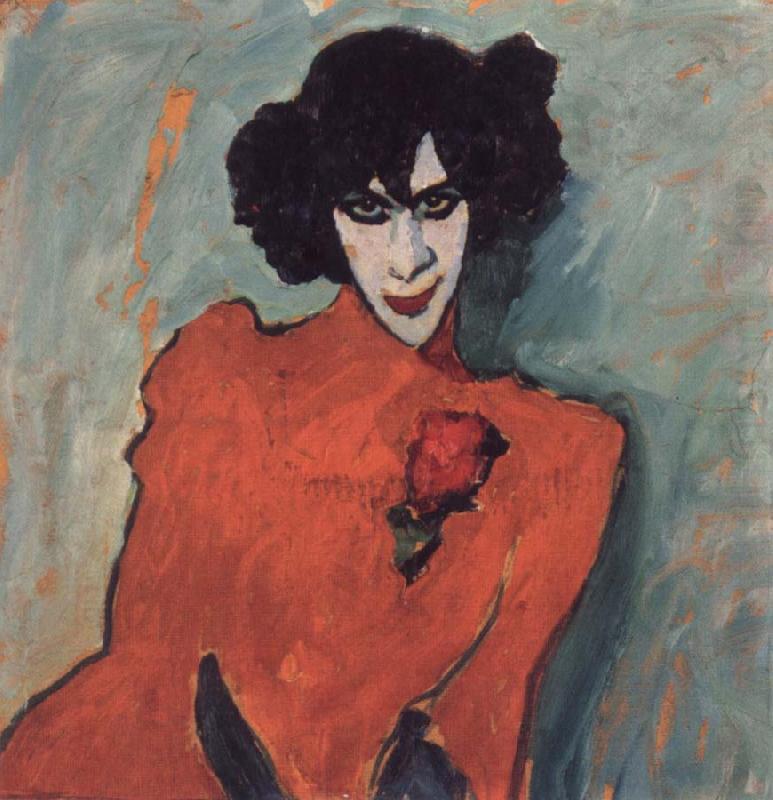 Alexei Jawlensky Portrait of the Dancer Alexander Sakharov china oil painting image